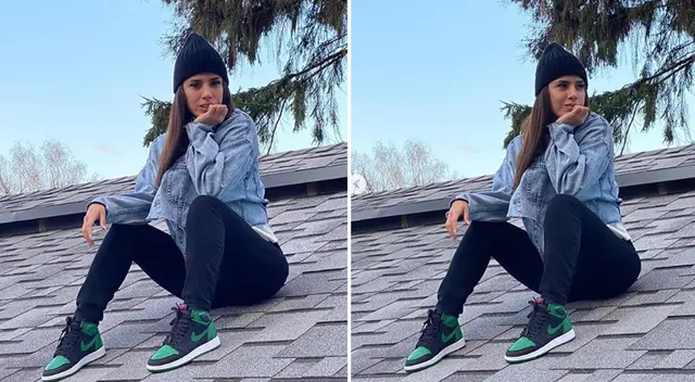 Yahaira Plasencia y su hermana juntas pese a distancia por cuarentena.