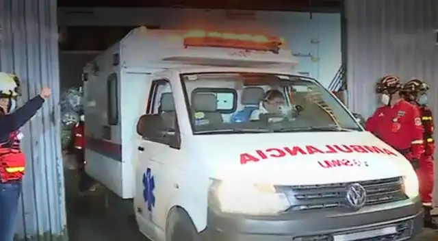 Joven queda sepultado por rollos de plástico en Chorrillos.