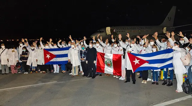 Llegaron médicos cubanos al Perú. Llegaron médicos cubanos al Perú.