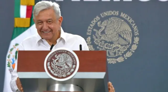 López Obrador, presidente de México.