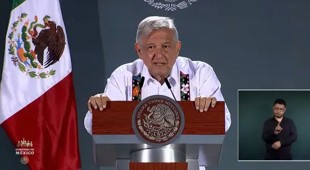 López Obrador, presidente de México.