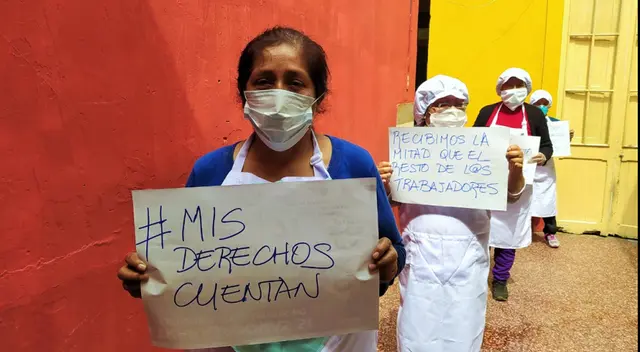 Trabajadoras del hogar denuncian discriminación. Trabajadoras del hogar denuncian discriminación.