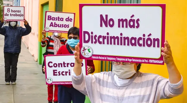 Trabajadoras del hogar denuncian discriminación. Trabajadoras del hogar denuncian discriminación.