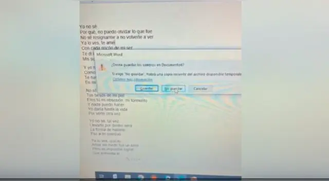El video ha causado sensación en TikTok y ha llegado a tener casi 500.000 reproducciones. El video ha causado sensación en TikTok y ha llegado a tener casi 500.000 reproducciones.