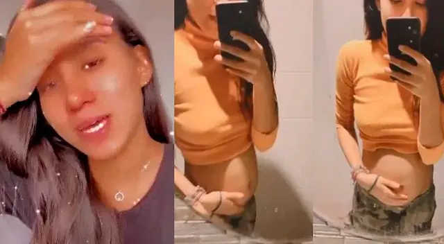 Samahara Lobatón se asustó mucho por los movimientos de su bebé. Samahara Lobatón se asustó mucho por los movimientos de su bebé.