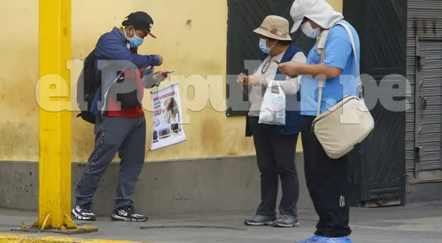 Comercio ambulatorio en Centro de Lima durante cuarentena | Foto: Félix Contreras
