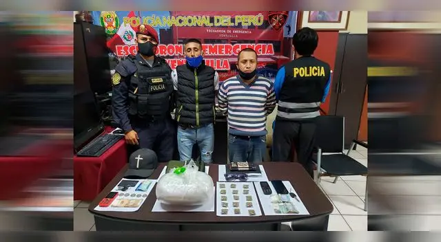 Sujetos formarían parte de la banda Los Audaces de Oquendo | Foto: PNP