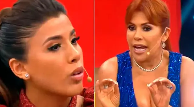 Magaly Medina no aguantó que Yahaira Plasencia descalificara su trabajo de investigación.