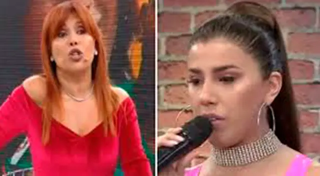 La conductora Magaly Medina no toleró que Yahaira Plasencia ponga en duda la capacidad de investigación de su programa.