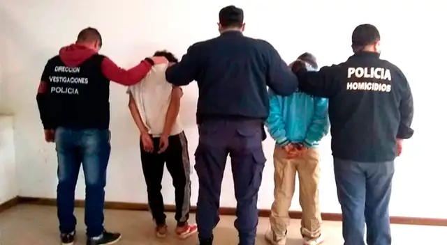 La policía de Argentina  capturó a 4 sospechosos.