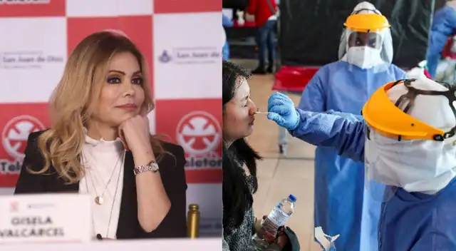 Gisela Valcárcel responde a usuario y espera que las pruebas moleculares bajen de precio