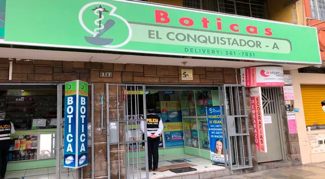 Otro de los locales ubicado frente al hospital Otro de los locales ubicado frente al hospital