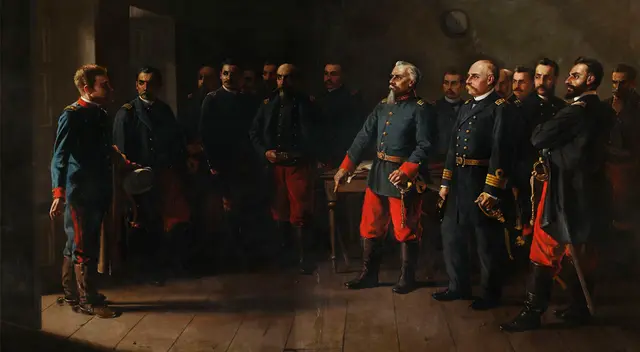 Óleo de Juan Lepiani ‘La Respuesta’ (1894).