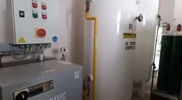 La planta produce 12 balones de oxígeno por día.