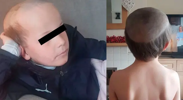 Niño quiso ese corte y convenció a su hermano para que lo hiciera.
