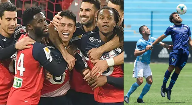 Lille celebró el reinicio de la Liga 1 en Perú desde Francia.