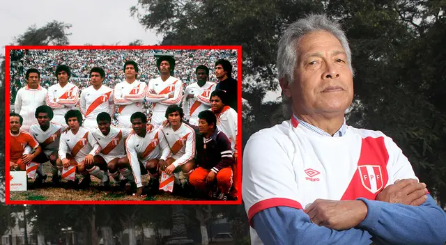 'Panadero' Díaz con la selección que clasificó al mundial España 82. Hacía pareja con Chumpitaz en la zaga. 'Panadero' Díaz con la selección que clasificó al mundial España 82. Hacía pareja con Chumpitaz en la zaga.