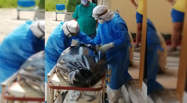 Hospital Regional de Loreto sin espacio para más cadáveres. Hospital Regional de Loreto sin espacio para más cadáveres.