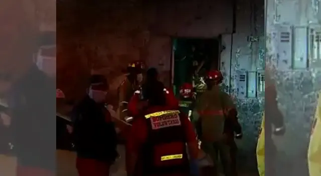Derrumbe en quinta del Cercado de Lima.