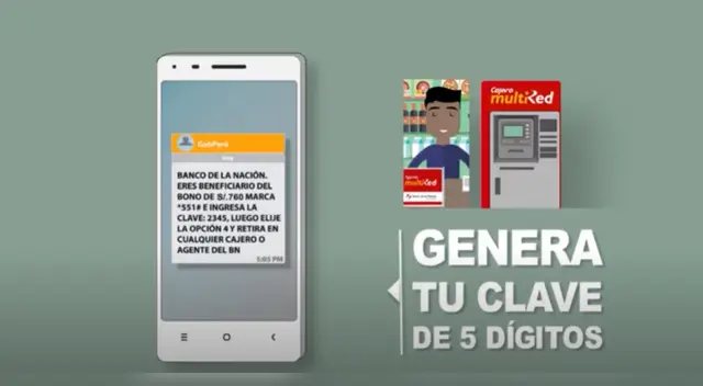 Cómo cobrar bono rural 760 soles