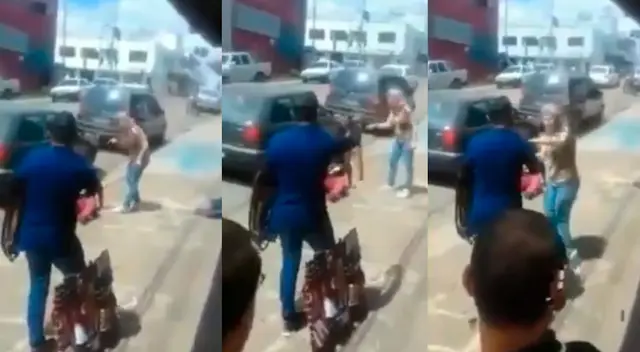 El vendedor no dudo en venderle una correa a una mujer para que siga golpeando a su esposo infiel. El vendedor no dudo en venderle una correa a una mujer para que siga golpeando a su esposo infiel.