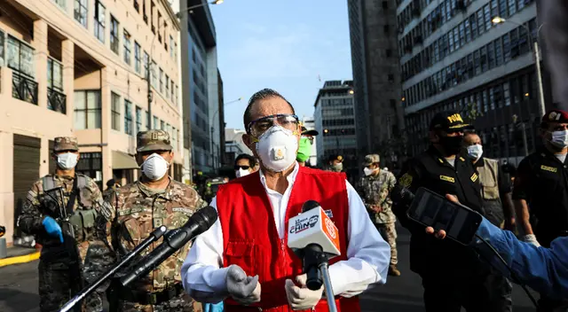 Ministro de Defensa advirtió que contagios por coronavirus incrementarán en los próximos días.