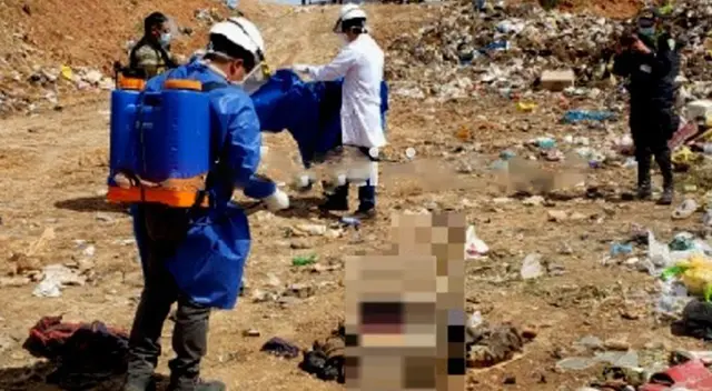Encuentran a anciano muerto en basural.
