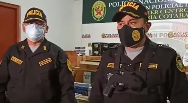 Incautan medicamentos.