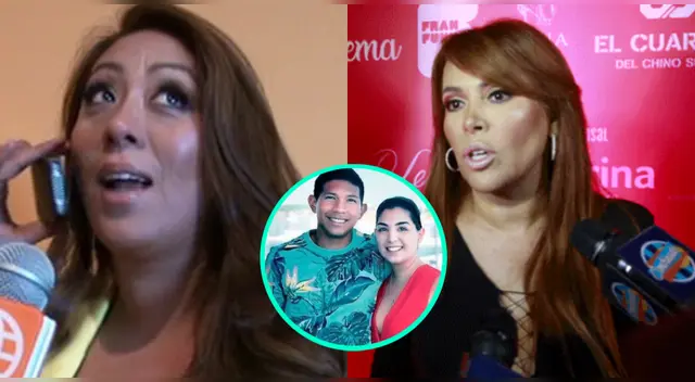 Cathy Sáenz negó haber "salado" a Edison Flores y Ana Siucho en sus redes sociales, y mandó advertencia a Magaly Medina.