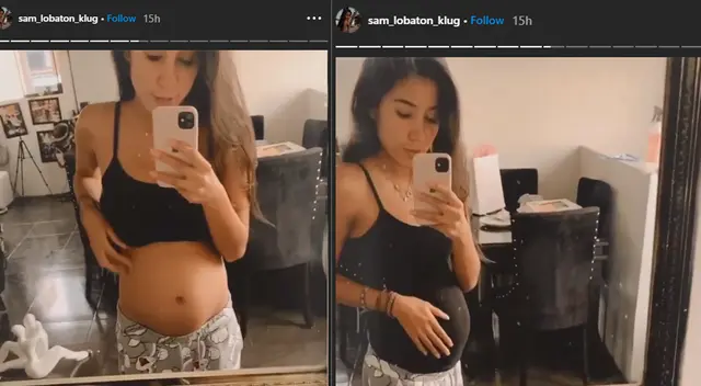 Samahara Lobatón muestra el tamaño de su pancita y asombra a sus seguidores Samahara Lobatón muestra el tamaño de su pancita y asombra a sus seguidores