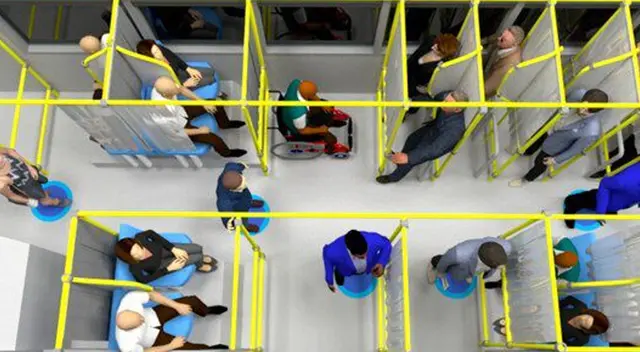 Proponen que asientos de corredores sean separados por una barrera. Proponen que asientos de corredores sean separados por una barrera.