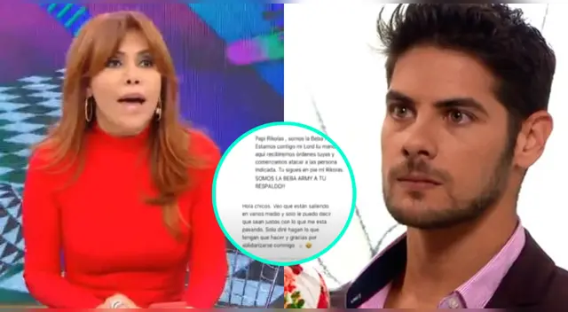 Magaly Medina reconoció haber presentado un chat falso de Andrés Wiese en su programa, y se mostró contenta de que él denuncie el hecho a las autoridades.