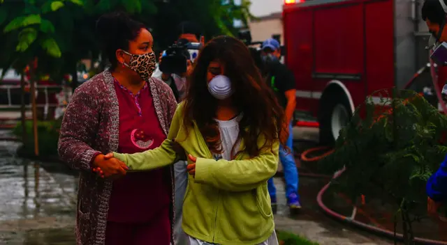 Incendio en Pueblo Libre. Incendio en Pueblo Libre.