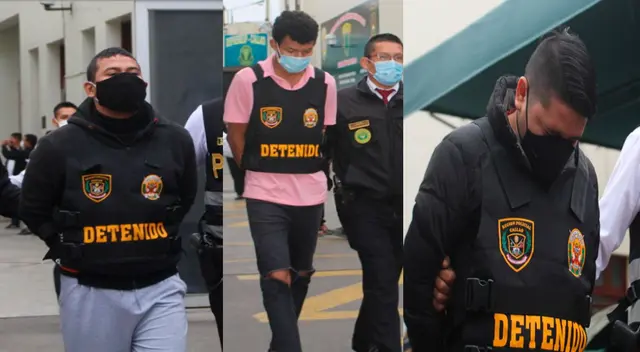 Los detenidos fueron presentados en conferencia de prensa Los detenidos fueron presentados en conferencia de prensa