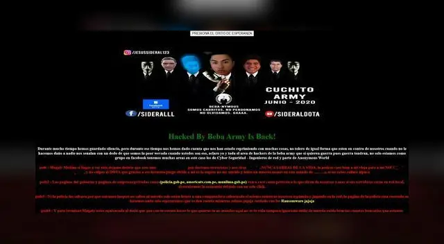 Municipalidad de Arequipa es hackeada Municipalidad de Arequipa es hackeada
