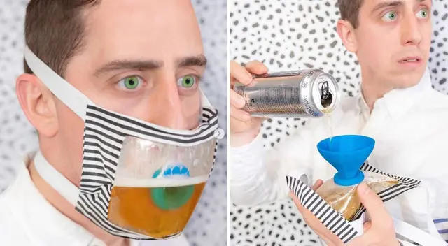 Miles de usuarios en las redes sociales han pedido que la mascarilla con dispensador esté a la venta.