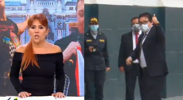 Magaly Medina criticó la actitud de Richard Swing. Magaly Medina criticó la actitud de Richard Swing.