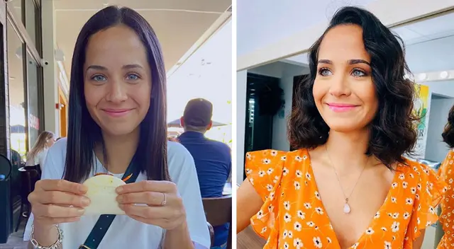 Sigrid Bazán luce feliz junto a mascotas.