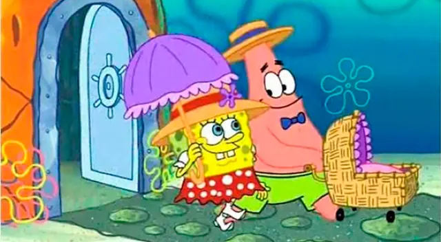 Bob Esponja y Patricio Estrella.