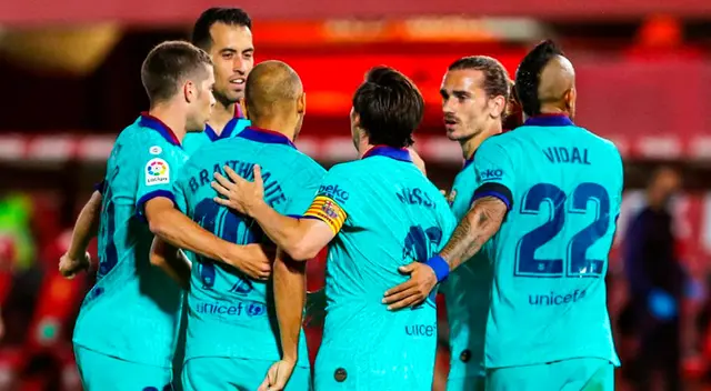 Barcelona suma sus tres primeros puntos tras reanudarse LaLiga. Barcelona suma sus tres primeros puntos tras reanudarse LaLiga.