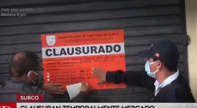 Los dueños de estas tiendas fueron multados con S/4300.