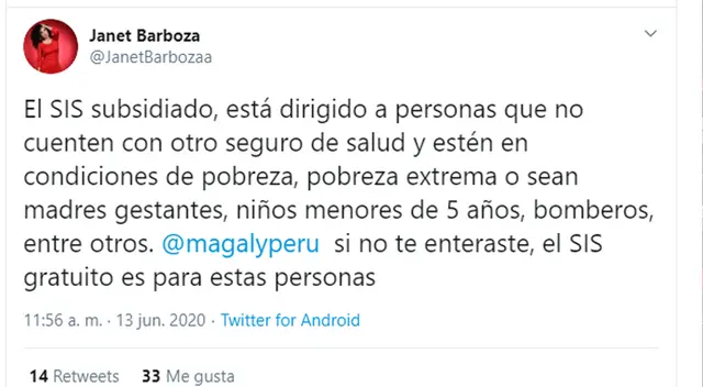 Magaly Medina a Janet Barboza: "Tengo un seguro que no podrías pagar" Magaly Medina a Janet Barboza: "Tengo un seguro que no podrías pagar"