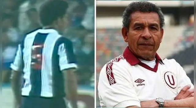 Héctor Chumpitaz, con la número 5 pero en Alianza Lima.
