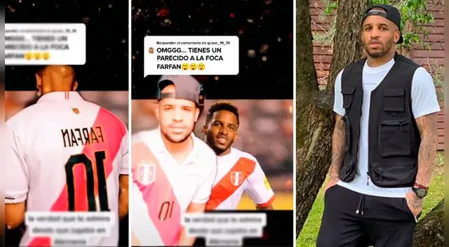 Jefferson Farfán: Hincha de la selección dice ser idéntico a la Foquita.