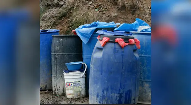 Anciano fallece en el interior de barril con agua Anciano fallece en el interior de barril con agua