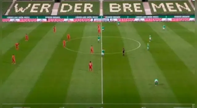 Ya se juega el Bremen vs. Bayern.