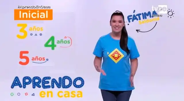 Fatima Saldonid se encarga de las clases de primaria.