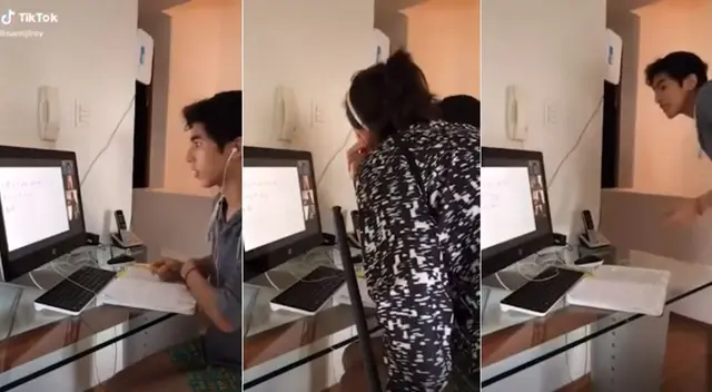 ¡No cree en nadie! Esta madre no dudo en regañar a su hijo frente a todos sus compañeros de clase y el curioso momento se volvió viral en TikTok.