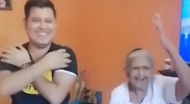 Abuelita sorprendió a seguidores de TikTok sumándose a los challenge.