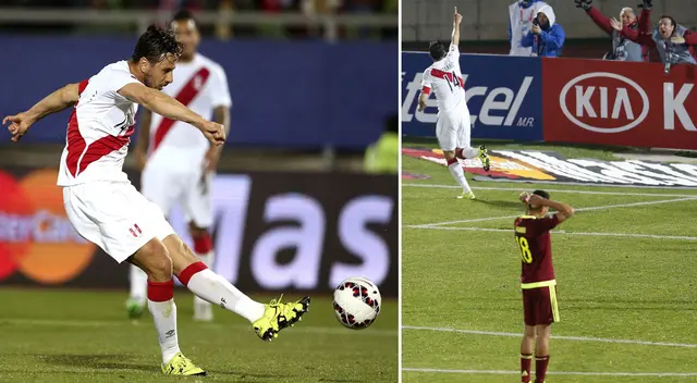 Claudio Pizarro fue la figura del partido ante Venezuela por su gran anotación.